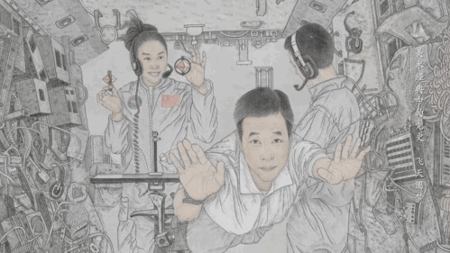 飞天梦中国梦美术经典中的党史邀您走近工笔画飞天圆梦