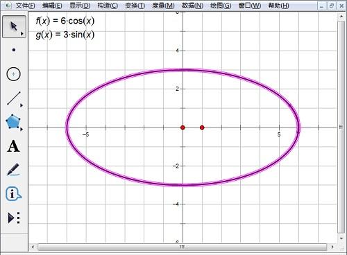 如何利用几何画板画椭圆参数方程