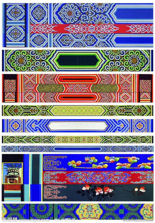 古建横梁彩绘图片