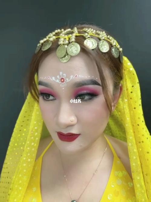 印度妆容_妆容_美妆_彩妆