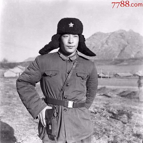 "全副武装的军人"2张【老底片】-au18383218-老照片