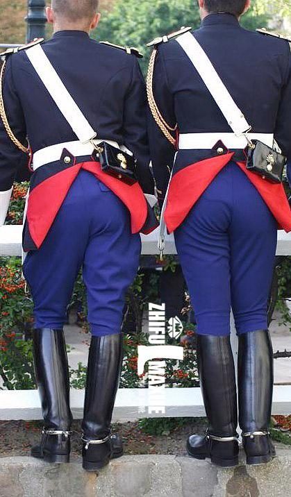 骑马(摩),传统制服,马靴是法国的一道亮丽的风景线(十二) - 黑色卐