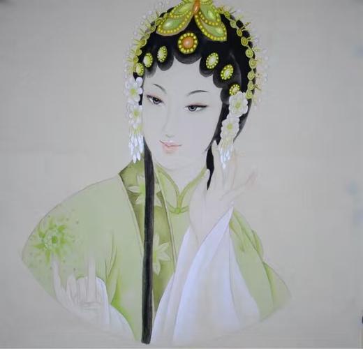 韩梅68x68cm 工笔人物画 京剧脸谱 (14).jpg