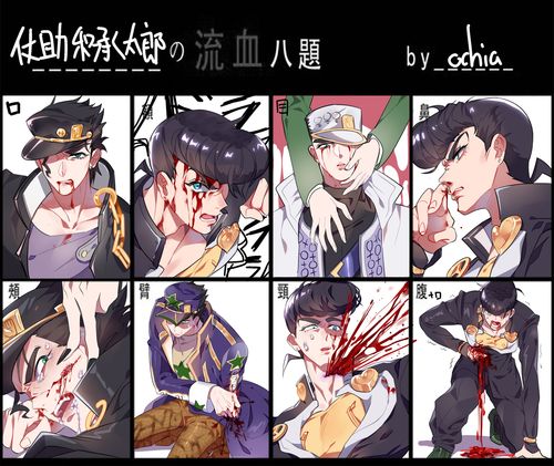 仗助和承太郎的流血八题>  