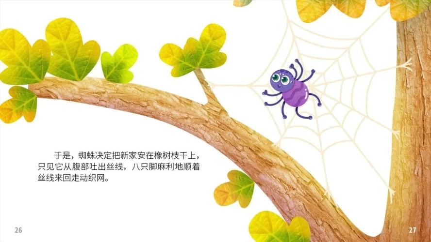 花开万家蒲公英教育小小世界绘本故事之蜘蛛搬家