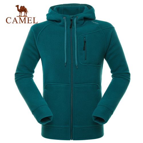 camel骆驼户外服装 男款抓绒衣 透气运动服保暖休闲衣服秋冬热销