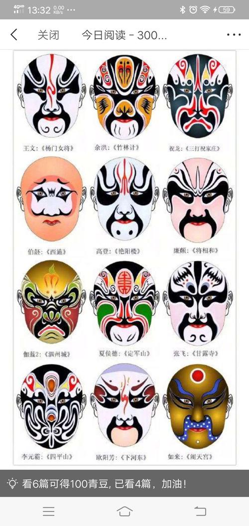 一直对京剧的脸谱感到好奇:蓝脸的窦尔敦,红脸的关公,黄脸的典韦,白脸