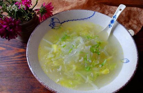 白菜粉丝汤