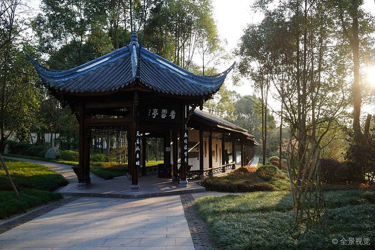 成都浣花溪公园_高清图片_全景视觉