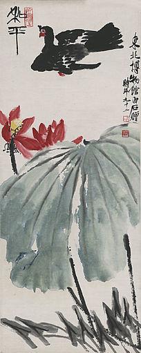 齐白石《和平》高清国画