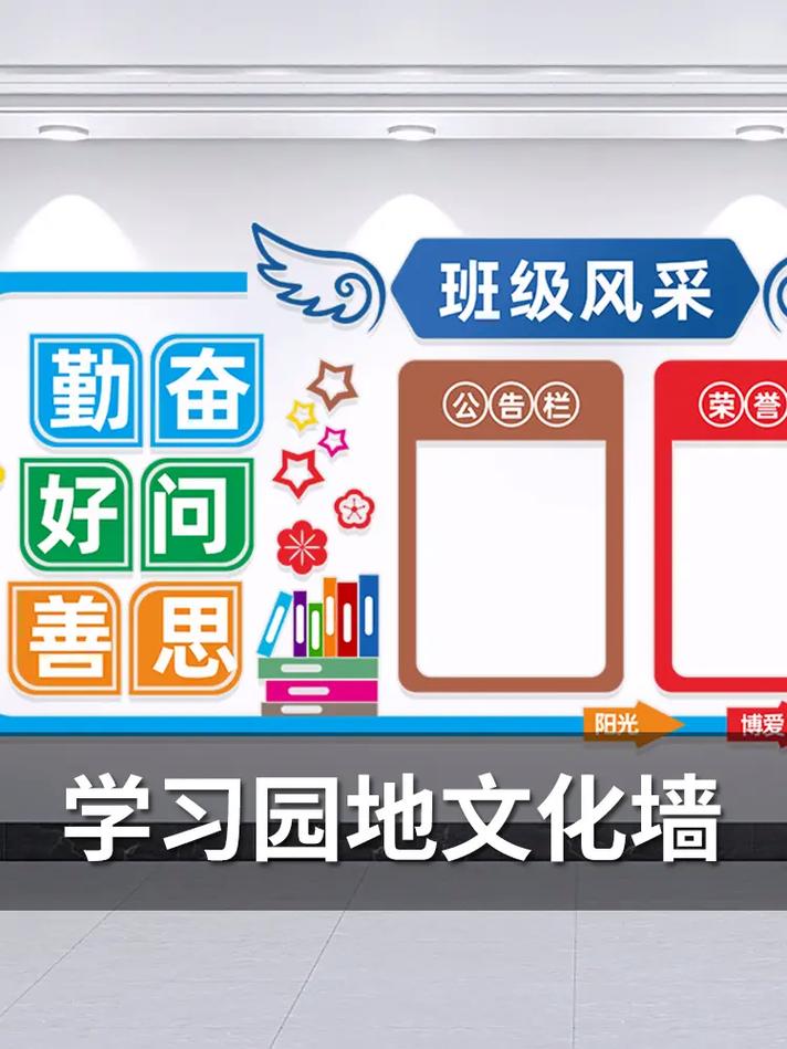 班级风采学习园地文化墙设计