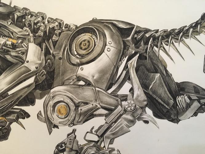 超写实精微素描