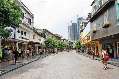 靓丽西乡步行街获市民点赞