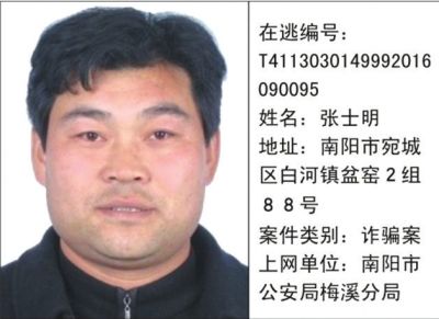 南阳市公安局通缉令(第一批)
