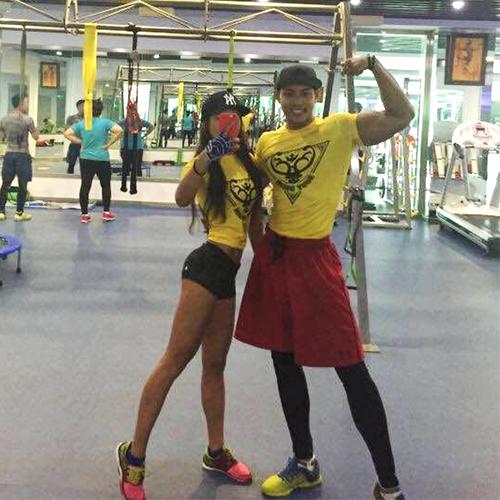 bd健美站 运动t恤男圆领短袖速干夏季运动短袖紧身训练服弹力上衣