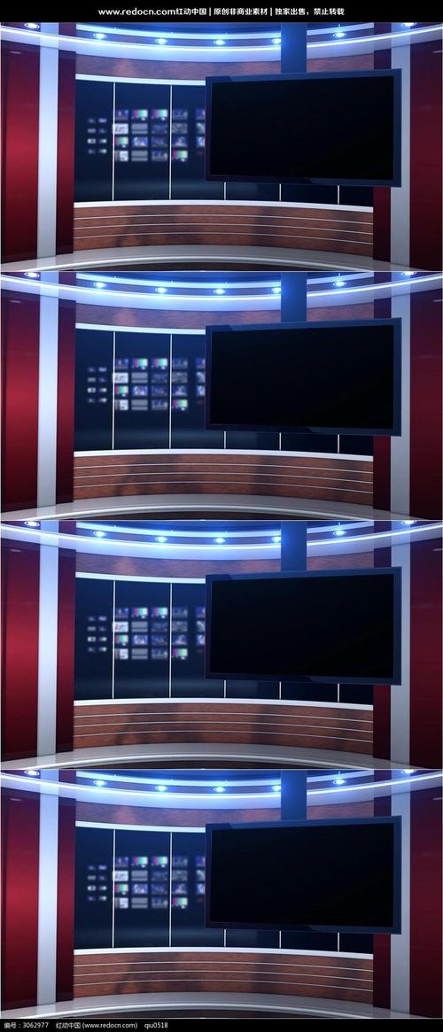 虚拟演播室高清视频背景