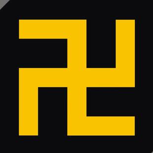 反光汽车贴纸装饰拉花万字符卍 释迦牟尼佛祖的吉祥标志 佛教标志