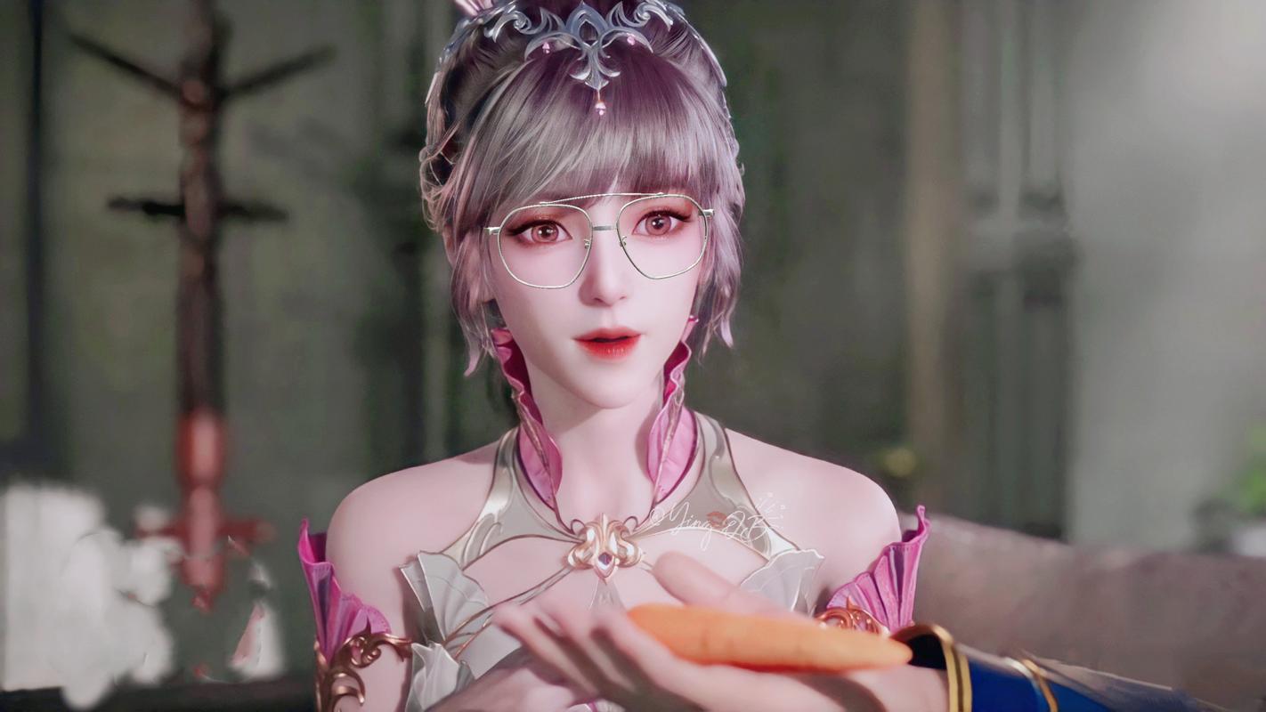 斗罗女神戴上眼镜有多美?小舞是绝世甜妹,比比东成霸道女总裁