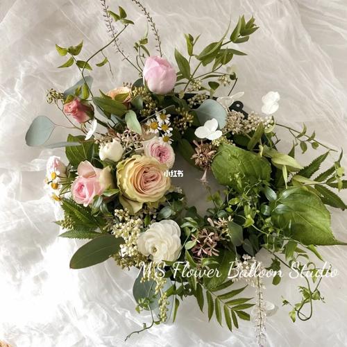 鲜花花环|北京花店|韩式花艺|_花店_鲜花_花艺_花束_m