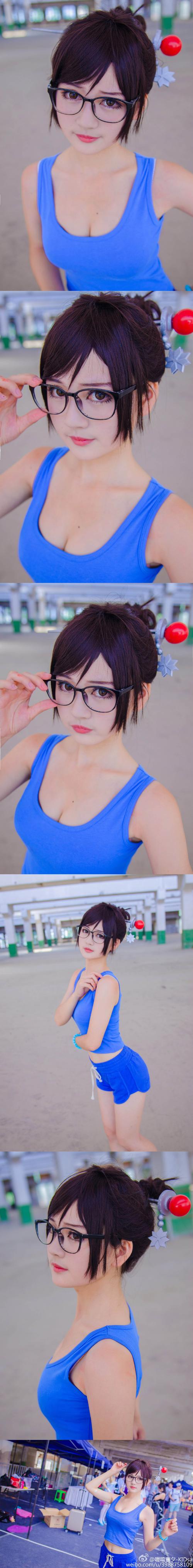 冻住不洗澡 可爱的小美cos秀