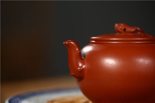 王志芳紫砂壶作品 原矿朱泥佛手壶 280cc 国家级工艺美术师 王志芳