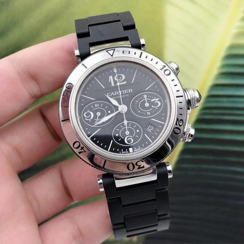 cartier 卡地亚帕莎系列w31088u2机械男表