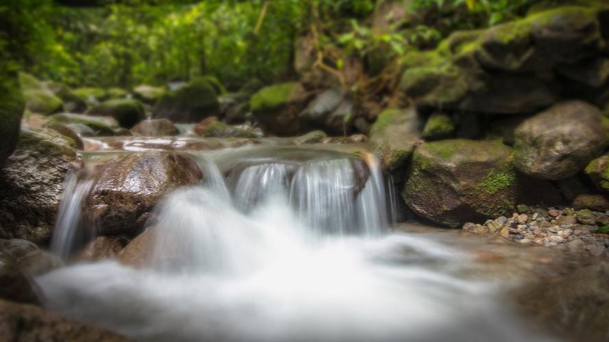 高清溪流瀑布图片|摄影|风光摄影|景致唯美 - 原创