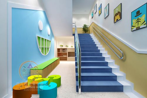 幼儿园楼梯墙饰设计效果图二