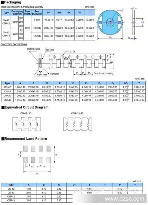 1210系列贴片排阻