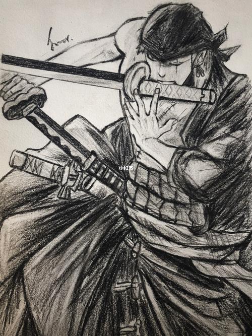 海贼王素描画_海贼王_素描_文化_绘画