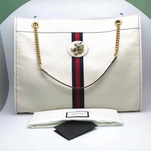 gucci 古驰rajah系列大号购物袋手提包