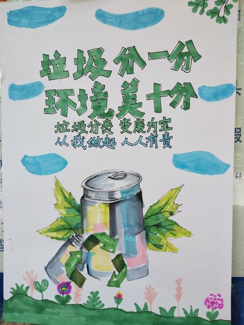 队长陈点墨宣传海报:垃圾分类,变废为宝