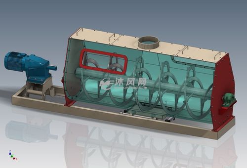 工业卧式搅拌机