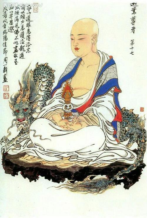 剪纸|仿周一新《十八罗汉画》作品欣赏