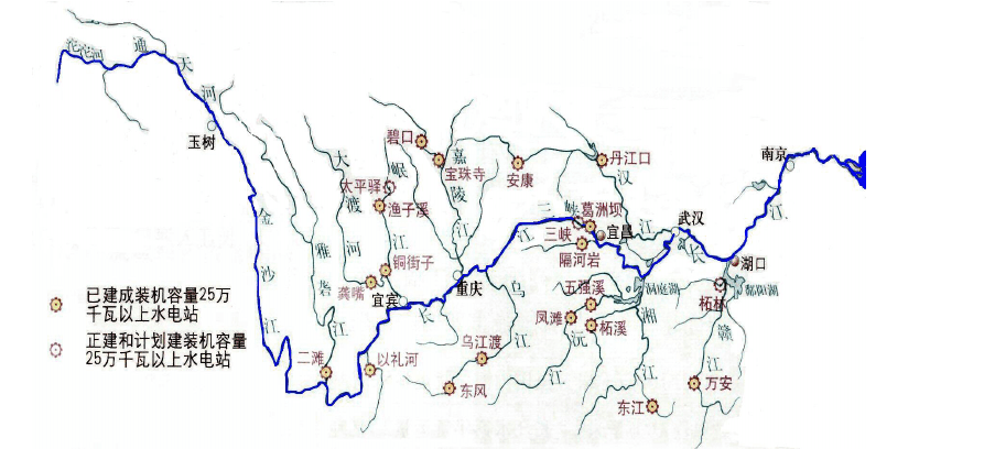 中国地理河流水系图复习过程