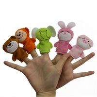 金洋创意超可爱超萌 手指娃娃 套手毛绒玩具 动物手偶