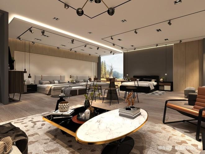 4万元商业展示320平米装修案例_效果图 - 家具展厅