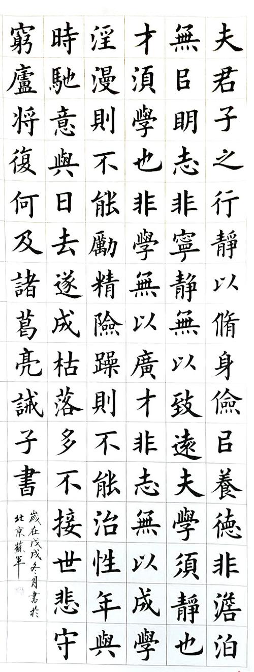 诸葛亮《戒子书》