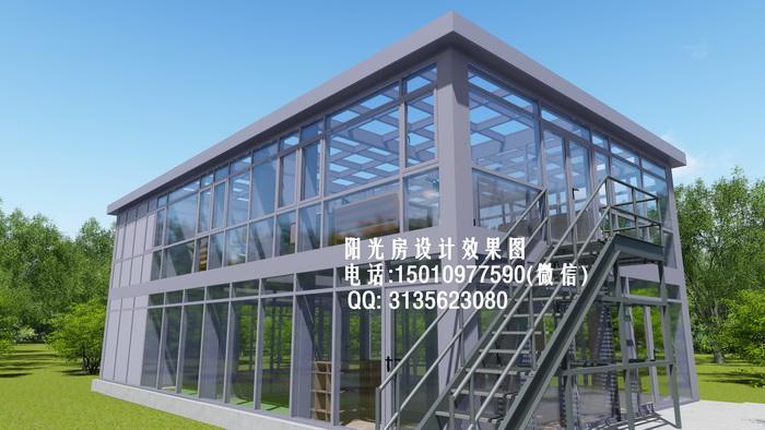 玻璃幕墙效果图