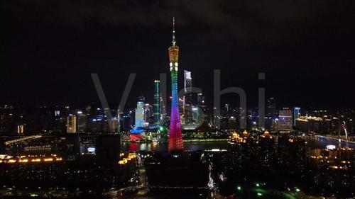 广州塔4k_3840x2160_高清视频素材下载(编号:4928211)_实拍视频_vj师