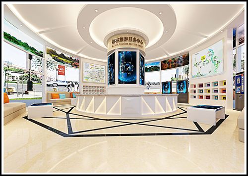 桂林北站旅游中心展厅效果图(一)