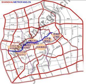 2020年上海市"三横三纵"快速路规划