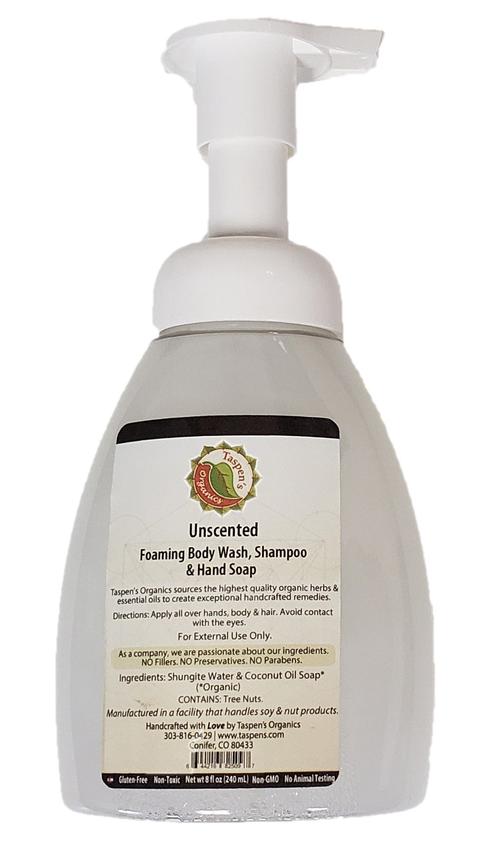 foaming body wash, shampoo, hand soap 3 in 1