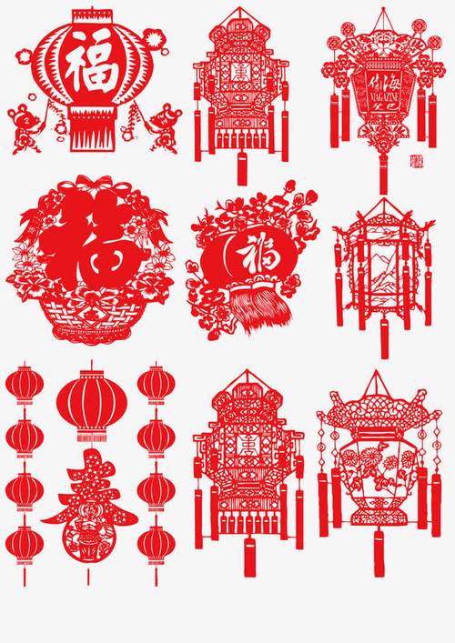 关键词 : 中国风,灯笼,剪纸