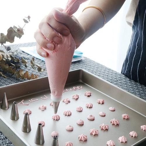 裱花袋婴儿辅食宝宝裱花嘴自制溶豆烘焙材料手工曲奇家用套装工具