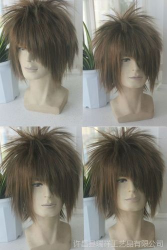 许昌假发 男士动漫cos假发 杀马特男发 个性 帅酷 假发