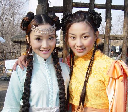 古风丽人# 李小璐&胡可