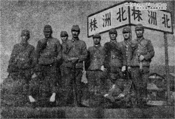 日军第三师团前锋抵粗株洲