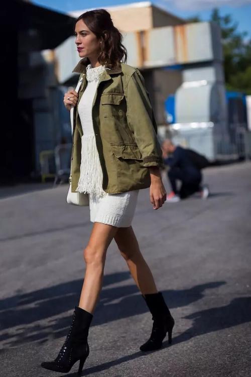 艾里珊·钟(alexa chung),时尚街拍lookbook.
