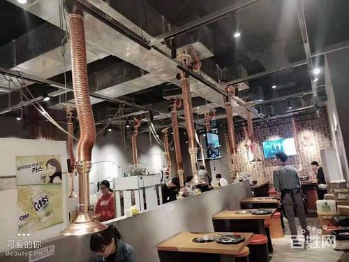 广州中新镇 烧烤店风机排烟通风管道烤肉店拆装移位